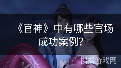 《官神》中有哪些官场成功案例？
