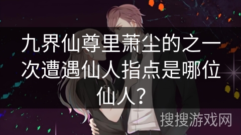 九界仙尊里萧尘的之一次遭遇仙人指点是哪位仙人？