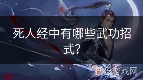 死人经中有哪些武功招式？