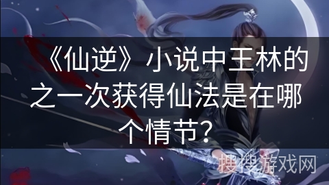 《仙逆》小说中王林的之一次获得仙法是在哪个情节？