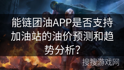 能链团油APP是否支持加油站的油价预测和趋势分析？