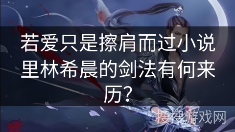 若爱只是擦肩而过小说里林希晨的剑法有何来历？