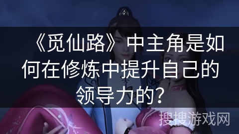 《觅仙路》中主角是如何在修炼中提升自己的领导力的？