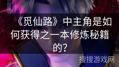 《觅仙路》中主角是如何获得之一本修炼秘籍的？