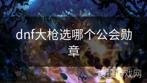 dnf大枪选哪个公会勋章