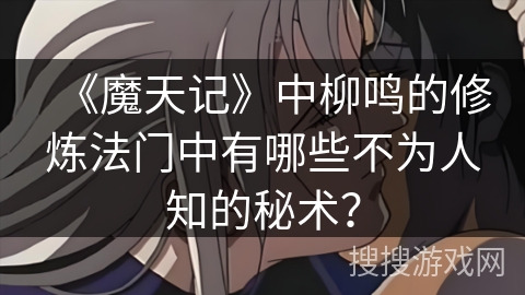 《魔天记》中柳鸣的修炼法门中有哪些不为人知的秘术？