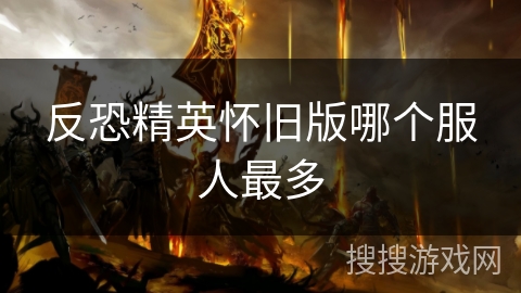 反恐精英怀旧版哪个服人最多