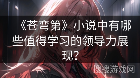 《苍弯第》小说中有哪些值得学习的领导力展现？