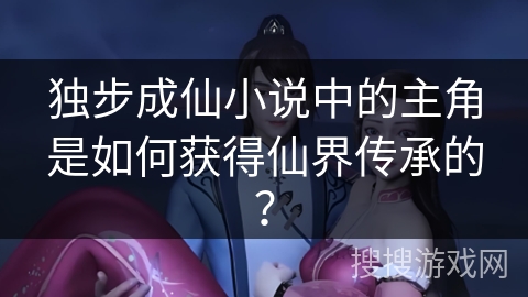 独步成仙小说中的主角是如何获得仙界传承的？