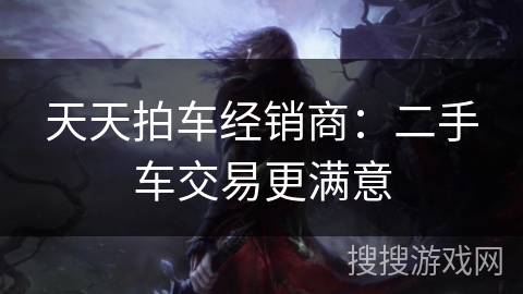 天天拍车经销商：二手车交易更满意