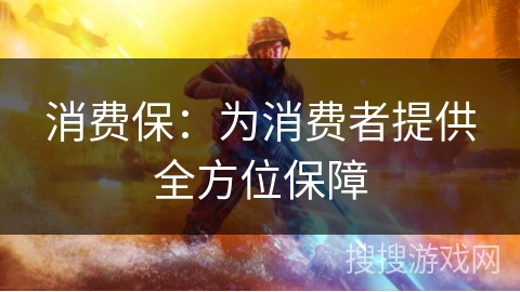 消费保：为消费者提供全方位保障