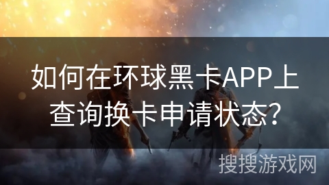 如何在环球黑卡APP上查询换卡申请状态？