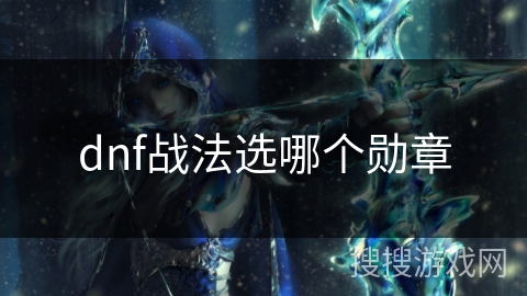 dnf战法选哪个勋章