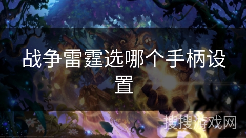 战争雷霆选哪个手柄设置