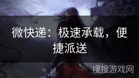 微快递：极速承载，便捷派送