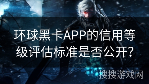 环球黑卡APP的信用等级评估标准是否公开？