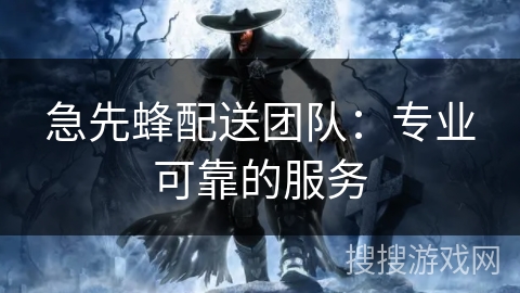 急先蜂配送团队：专业可靠的服务