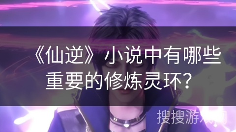 《仙逆》小说中有哪些重要的修炼灵环？
