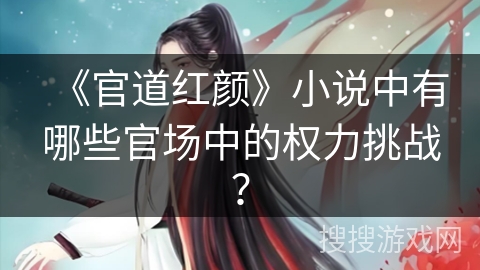 《官道红颜》小说中有哪些官场中的权力挑战？