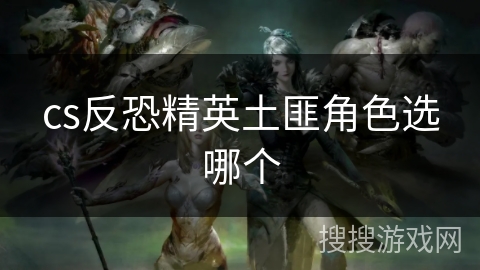 cs反恐精英土匪角色选哪个