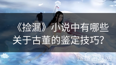 《捡漏》小说中有哪些关于古董的鉴定技巧？