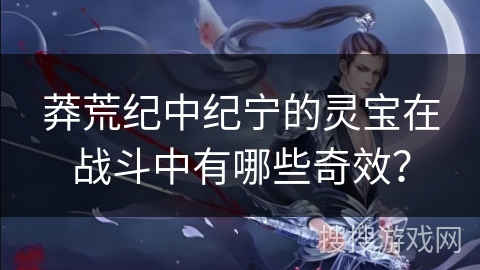 莽荒纪中纪宁的灵宝在战斗中有哪些奇效？
