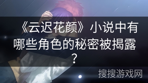 《云迟花颜》小说中有哪些角色的秘密被揭露？