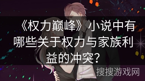 《权力巅峰》小说中有哪些关于权力与家族利益的冲突？