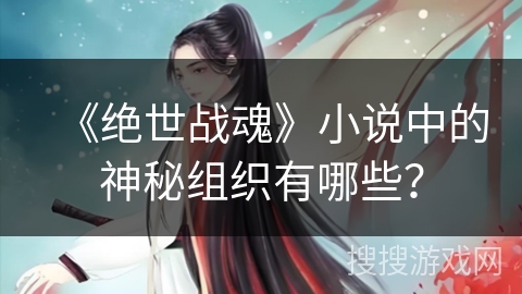 《绝世战魂》小说中的神秘组织有哪些？