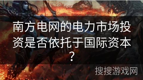 南方电网的电力市场投资是否依托于国际资本？