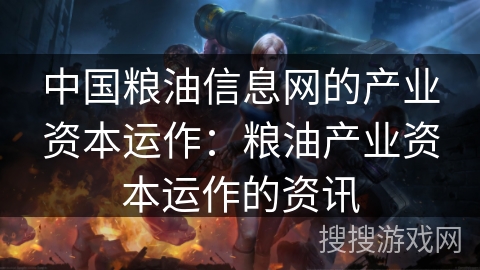 中国粮油信息网的产业资本运作：粮油产业资本运作的资讯
