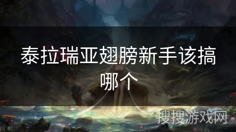 泰拉瑞亚翅膀新手该搞哪个