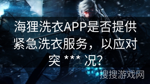 海狸洗衣APP是否提供紧急洗衣服务，以应对突 *** 况？