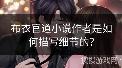 布衣官道小说作者是如何描写细节的？