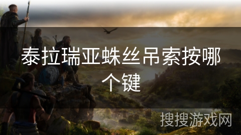 泰拉瑞亚蛛丝吊索按哪个键
