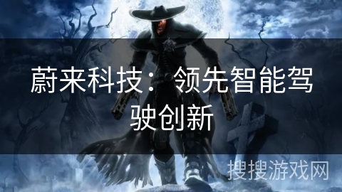 蔚来科技：领先智能驾驶创新
