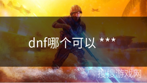 dnf哪个可以 *** 
