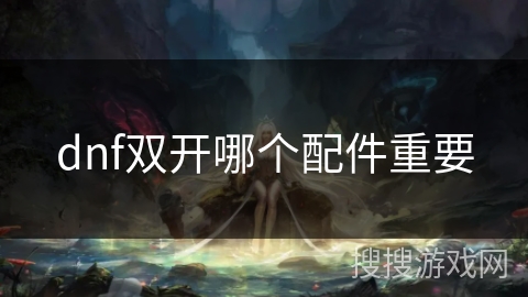 dnf双开哪个配件重要