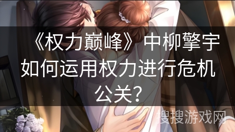 《权力巅峰》中柳擎宇如何运用权力进行危机公关？