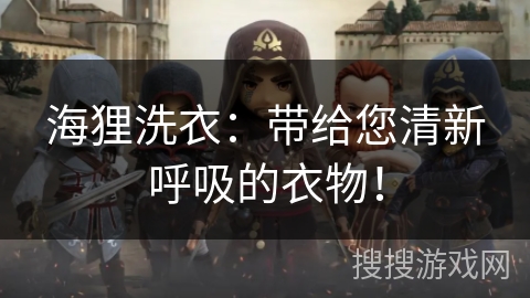 海狸洗衣：带给您清新呼吸的衣物！