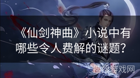 《仙剑神曲》小说中有哪些令人费解的谜题？