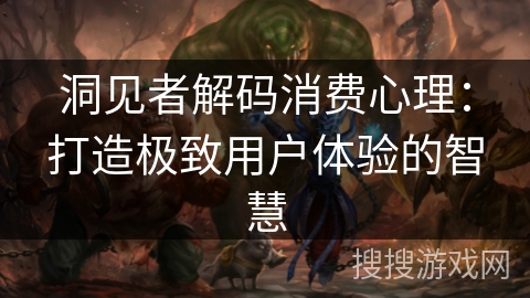 洞见者解码消费心理：打造极致用户体验的智慧