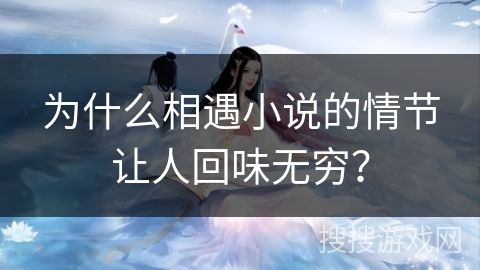 为什么相遇小说的情节让人回味无穷？