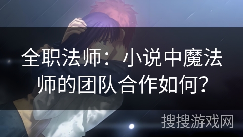 全职法师：小说中魔法师的团队合作如何？