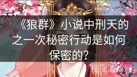 《狼群》小说中刑天的之一次秘密行动是如何保密的？