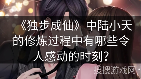 《独步成仙》中陆小天的修炼过程中有哪些令人感动的时刻？