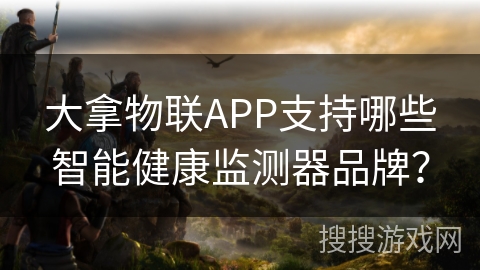大拿物联APP支持哪些智能健康监测器品牌？