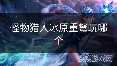 怪物猎人冰原重弩玩哪个