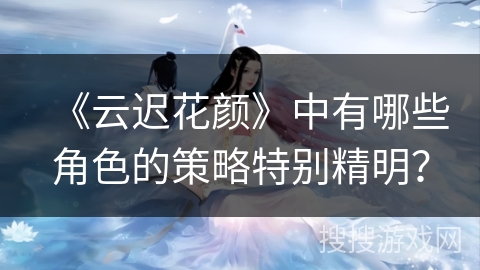 《云迟花颜》中有哪些角色的策略特别精明？
