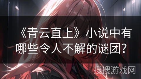 《青云直上》小说中有哪些令人不解的谜团？